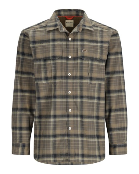 Simms Coldweather Shirt Hickory Asym Ombre Plaid in the group Clothes & Shoes / Clothing / Shirts at Sportfiskeprylar.se (10777-1133-20r)