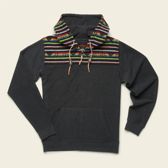 Howler Shaman Hoodie Antique Black Kwanti Jacquard in the group Clothes & Shoes / Clothing / Sweaters / Hoodies at Sportfiskeprylar.se (150622F-ANT-Sr)