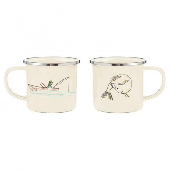 Proelia Outdoor Fishing Cup Retro Enamelled in the group Outdoor / Camp Kitchen & Utensils / Cups & Mugs at Sportfiskeprylar.se (32136-PROEL)