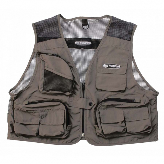 DAM/R.T Mesh Fly Fishing Vest Stone in the group Clothes & Shoes / Clothing / Vests / Fishing Vests at Sportfiskeprylar.se (45511r)