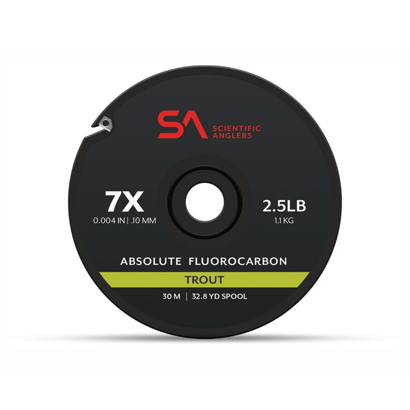 SA Absolute Fluorocarbon Trout Tippet Material