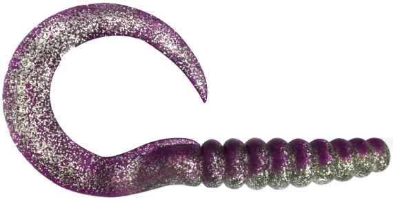 ShadXperts SX XXL Tail 11\'\' 27cm., Clear Silverglitter / Purple in the group Lures / Softbaits / Pike Softbaits at Sportfiskeprylar.se (000628081)