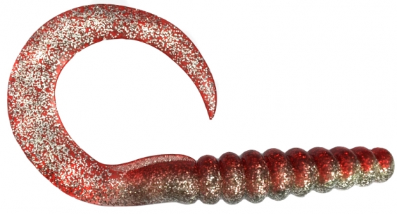 ShadXperts SX XXL Tail 11\'\' 27cm., Clear Silverglitter / Red in the group Lures / Softbaits / Pike Softbaits at Sportfiskeprylar.se (000628084)