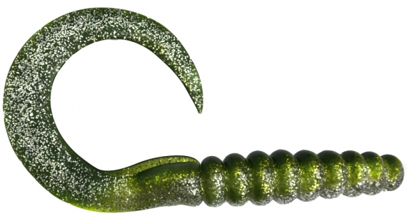 ShadXperts SX XXL Tail 11\'\' 27cm., Silverglitter / Green in the group Lures / Softbaits / Pike Softbaits at Sportfiskeprylar.se (000628153)