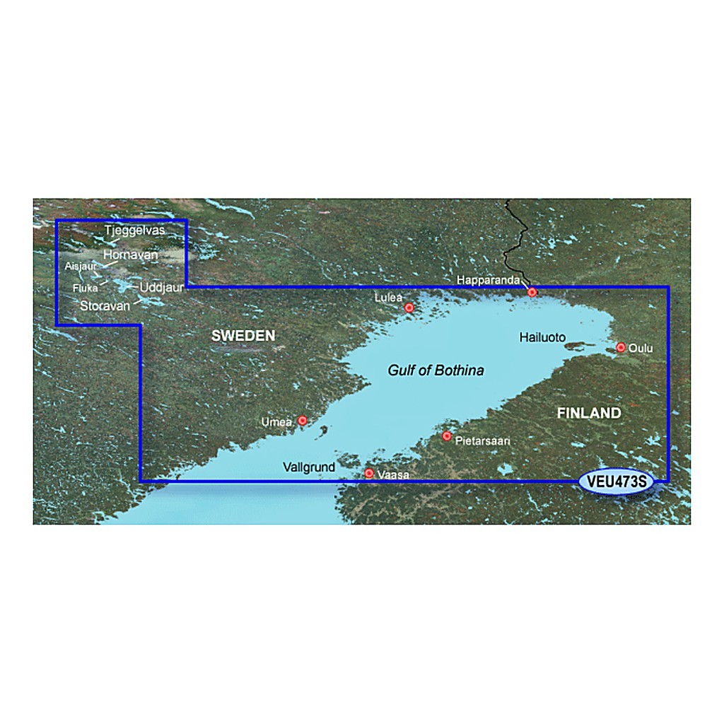 Garmin Bluechart G3 Vision 473S Övik-Haparanda in the group Marine Electronics & Boat / Charts & Maps at Sportfiskeprylar.se (010-C0817-00)