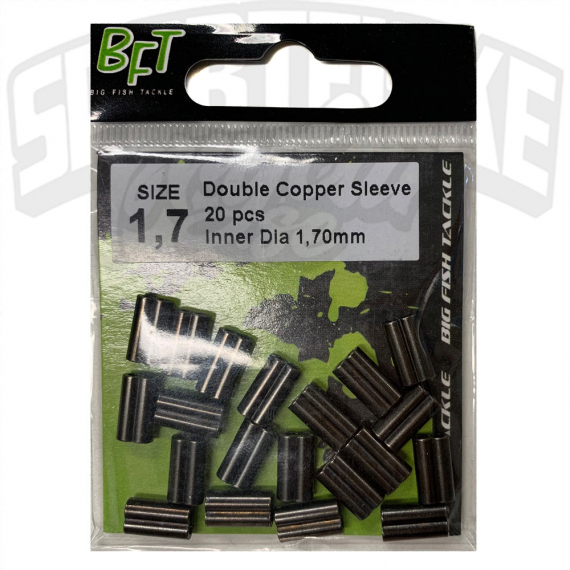 BFT Double Copper Sleeve, 1,40mm - 20pcs in the group Hooks & Terminal Tackle / Crimps at Sportfiskeprylar.se (03-CDSL-140)