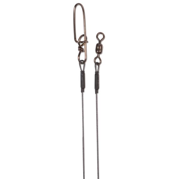 CWC Titanium Wire leader, 7-strand 24\'\' 75lb - Stay lok #4,5 in the group Hooks & Terminal Tackle / Leaders & Leader Materials at Sportfiskeprylar.se (03-CWCT724)