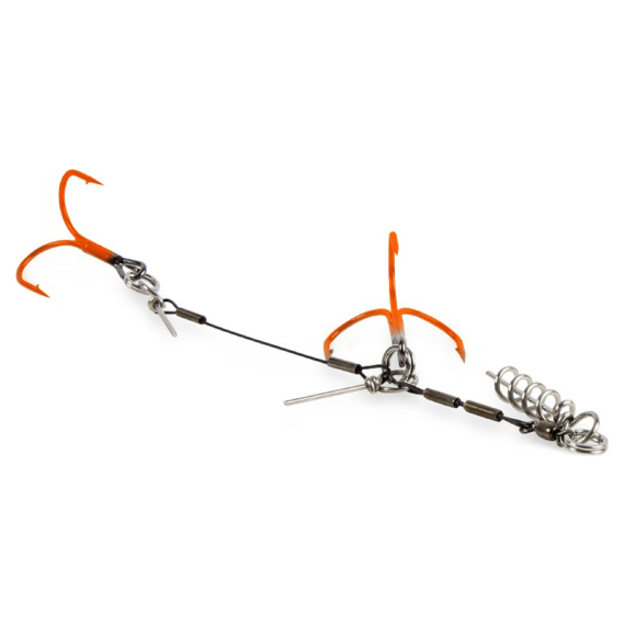 CWC PRO UV Orange Stinger, SS in the group Hooks & Terminal Tackle / Stingers & Stinger Accessories / Stingers at Sportfiskeprylar.se (03-CWOSSB2r)