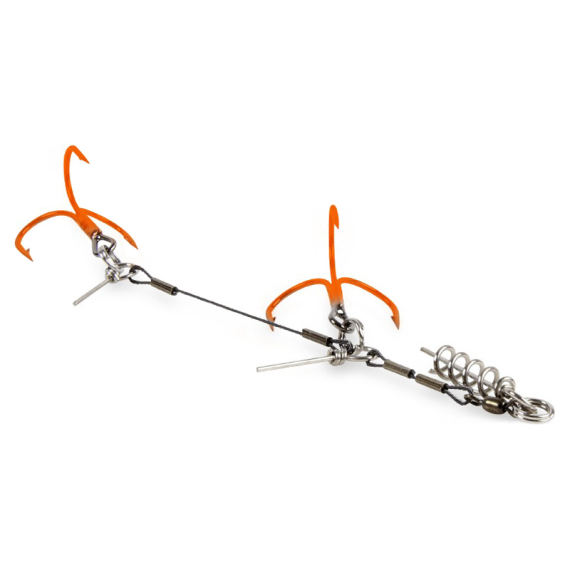 CWC Titanium UV Orange Stinger in the group Hooks & Terminal Tackle / Stingers & Stinger Accessories / Stingers at Sportfiskeprylar.se (03-CWOTID2r)
