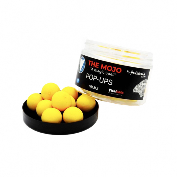 Vital Baits Pop-ups The Mojo Yellow 50g in the group Lures / Boilies, Hook Baits & Groundbait / Popups at Sportfiskeprylar.se (04-0042r)