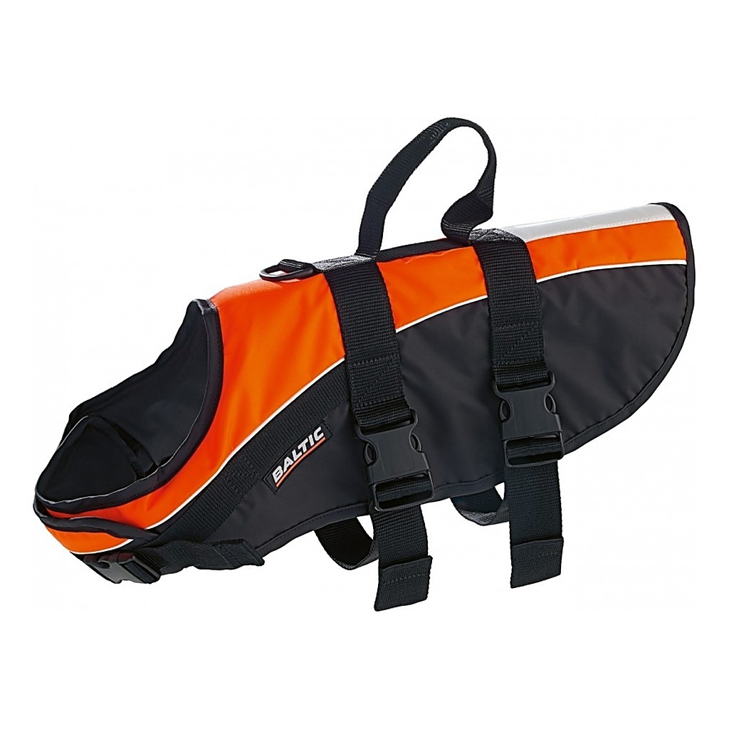 Baltic Mascot Dog Vest Black/Orange in the group Clothes & Shoes / Flotation Clothing / Life Jackets / Life Jacket Cat & Dogs at Sportfiskeprylar.se (0430-000-0r)