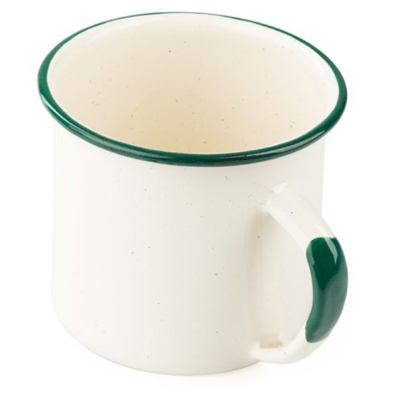 GSI Outdoors Deluxe Enamalware Cup Cream in the group Outdoor / Camp Kitchen & Utensils / Cups & Mugs / Cups at Sportfiskeprylar.se (08308)