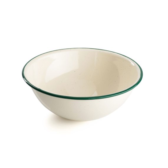 GSI Outdoors Deluxe Enamalware Bowl Cream in the group Outdoor / Camp Kitchen & Utensils / Plates & Bowls / Bowls at Sportfiskeprylar.se (08314)