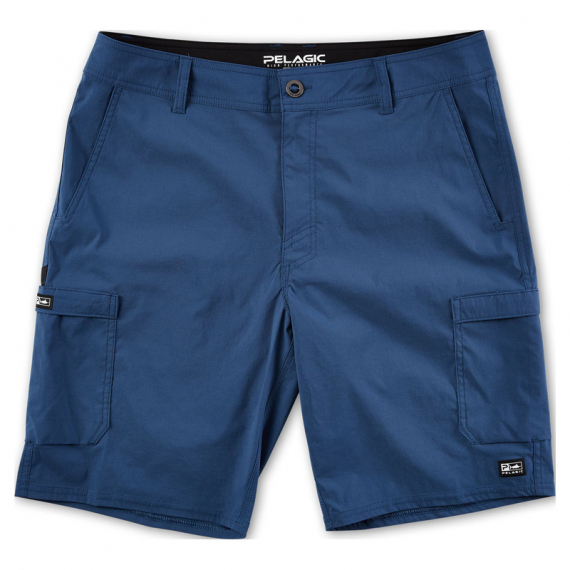 Pelagic Madeira Cargo Solid Smokey Blue in the group Clothes & Shoes / Clothing / Shorts at Sportfiskeprylar.se (1001213001SMB-32r)