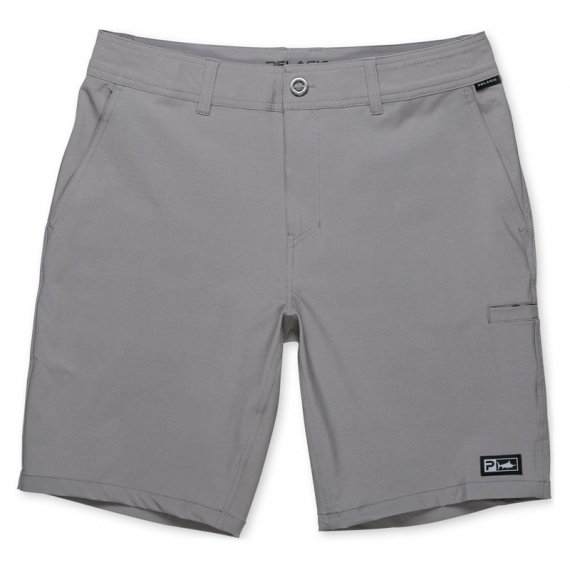 Pelagic Mako Hybrid Solid Short Grey in the group Clothes & Shoes / Clothing / Shorts at Sportfiskeprylar.se (1001213002-GRYr)