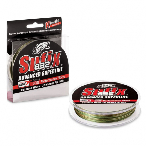 Sufix 832 Braid 120m Braid CAMO 0,13mm/18LB in the group Lines / Braided Lines at Sportfiskeprylar.se (100459NO)