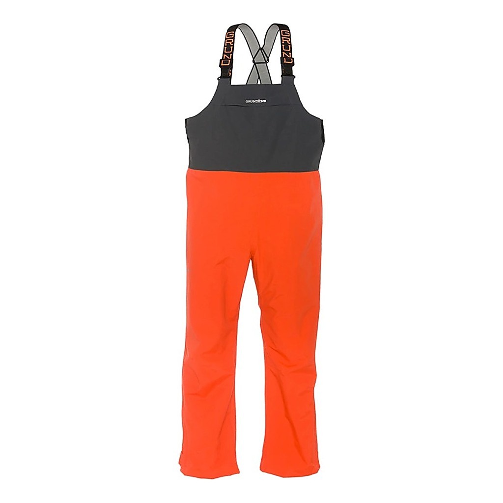 Grundéns Full Share Bib Orange/Grey in the group Clothes & Shoes / Clothing / Pants / Bibs at Sportfiskeprylar.se (10048-802-0013r)
