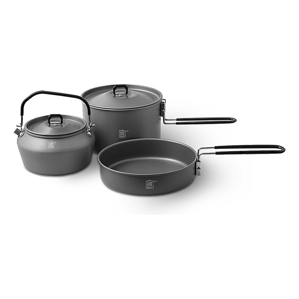 Delphin Camping Cookware Set 3-in-1 in the group Outdoor / Camp Kitchen & Utensils / Cups & Mugs at Sportfiskeprylar.se (101000469)