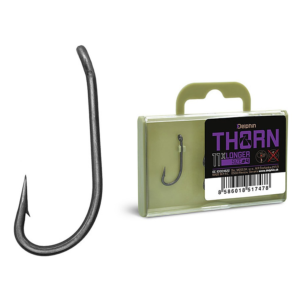 Delphin Thorn Longer 11x in the group Hooks & Terminal Tackle / Hooks / Specimen Hooks at Sportfiskeprylar.se (101004620r)
