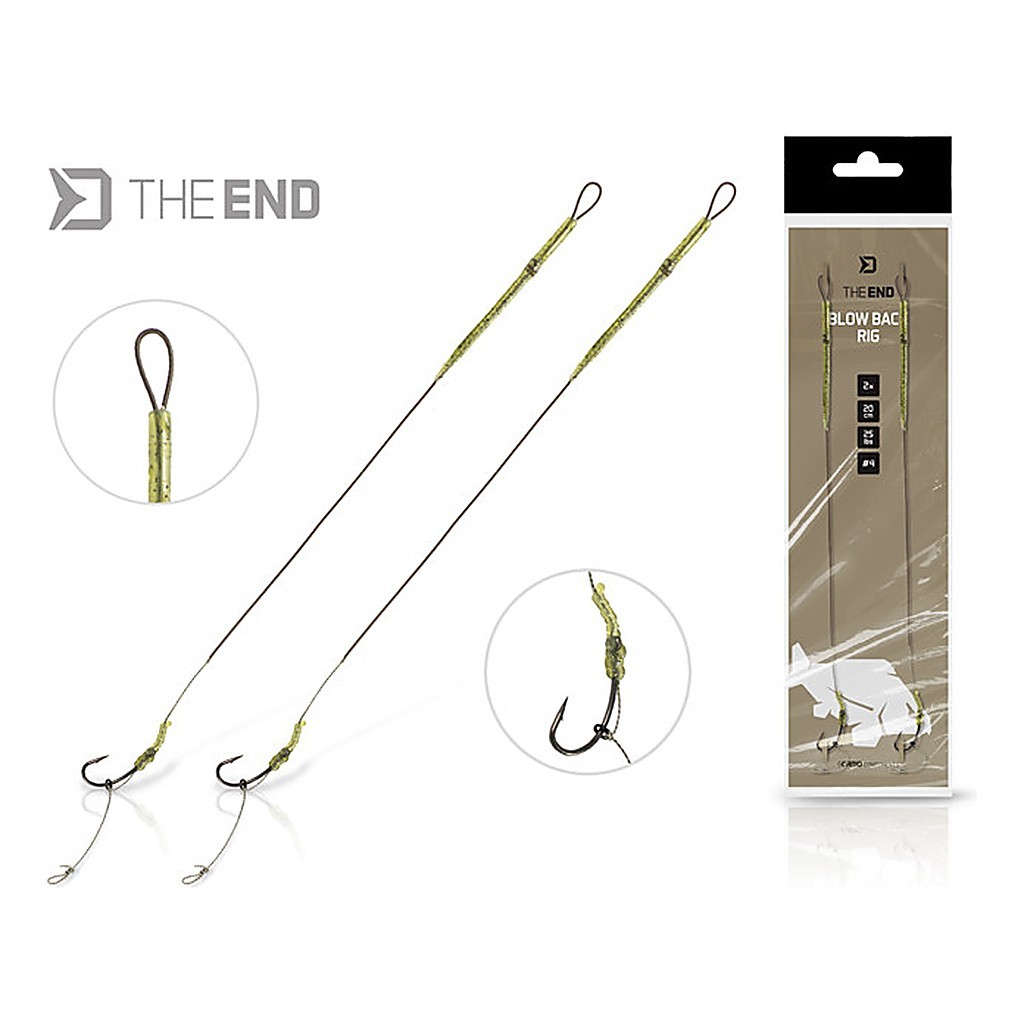 Delphin The End Blow Back Rig 2-pack in the group Hooks & Terminal Tackle / Ready-Made Rigs at Sportfiskeprylar.se (101005684r)
