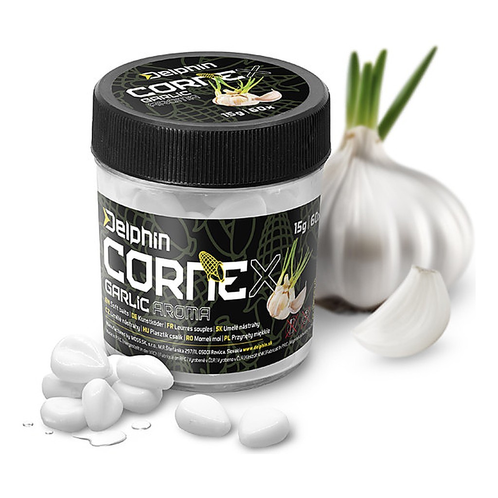 Delphin Artificial Bait Cornex Pop Up 60-pack - Garlic