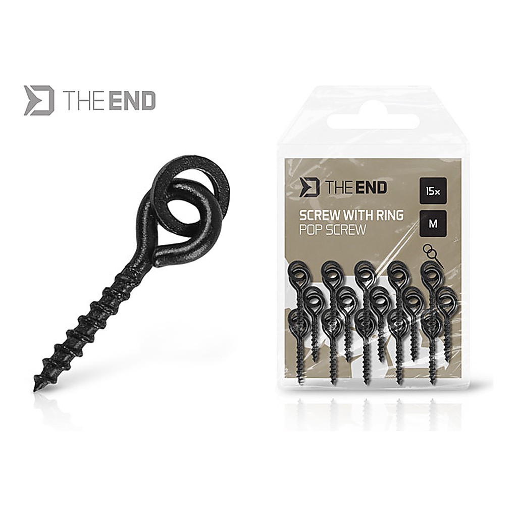 Delphin Pop Screw with Ring 15-pack in the group Hooks & Terminal Tackle / Rig Accessories / Other Rig Accessories at Sportfiskeprylar.se (101005865r)