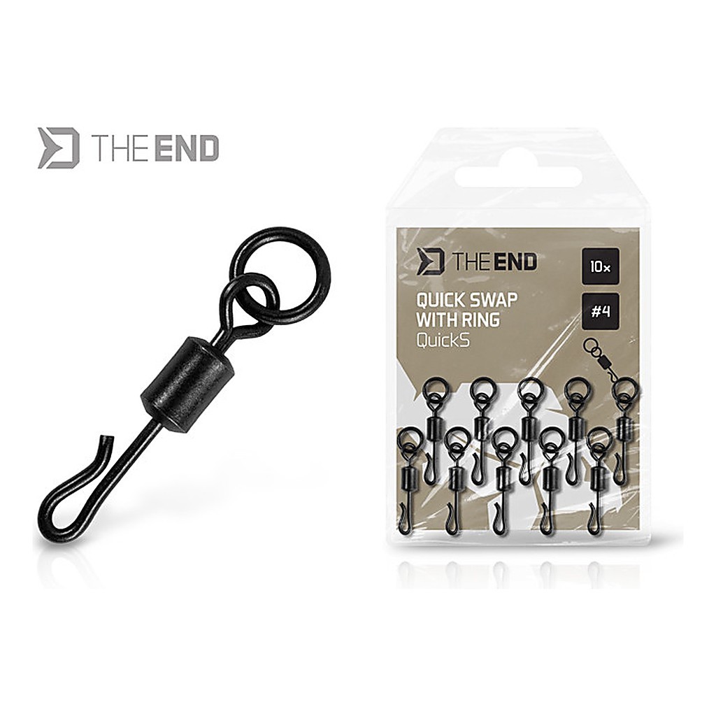 Delphin Quick Swap Swivel with Ring 10-pack - #4 in the group Hooks & Terminal Tackle / Rig Accessories / Other Rig Accessories at Sportfiskeprylar.se (101005873)