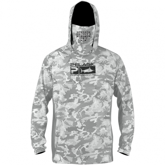 Pelagic Exo Tech Hoody Ambush Grey in the group Clothes & Shoes / Clothing / Sweaters / Hoodies at Sportfiskeprylar.se (1015191004GREYr)