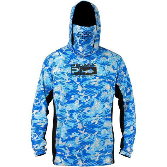 Pelagic Exo Tech Hoody Ambush Blue in the group Clothes & Shoes / Clothing / Sweaters / Hoodies at Sportfiskeprylar.se (101591004r)