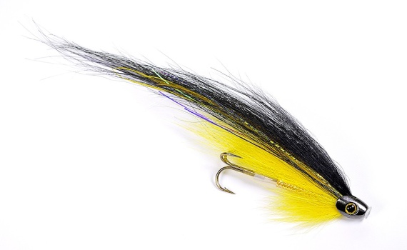 ScullRay - Black & Yellow in the group Lures / Flies / Salmon Flies at Sportfiskeprylar.se (101883GLr)