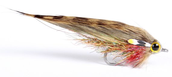 Midi Zonker Yellow Brown - 6cm in the group Lures / Flies / Streamers at Sportfiskeprylar.se (101980GL)