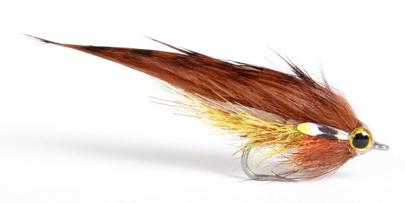 Midi Zonker Golden Brown - 6cm in the group Lures / Flies / Streamers at Sportfiskeprylar.se (101981GL)