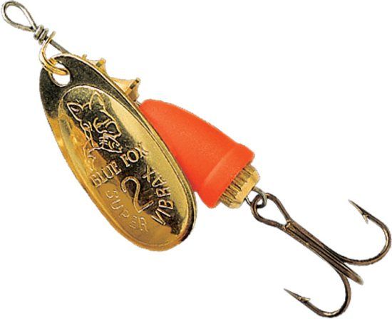 Blue Fox Vibrax Fluorescent BFF Nr 4 GFR in the group Lures / Inline Spinners at Sportfiskeprylar.se (102206NO)