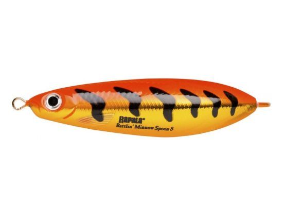 Rapala Minnow Spoon Rattlin 8 cm GFRT in the group Lures / Spoons at Sportfiskeprylar.se (102326NO)
