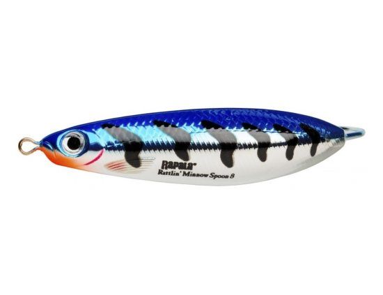 Rapala Minnow Spoon Rattlin 8 cm MBT in the group Lures / Spoons at Sportfiskeprylar.se (102330NO)