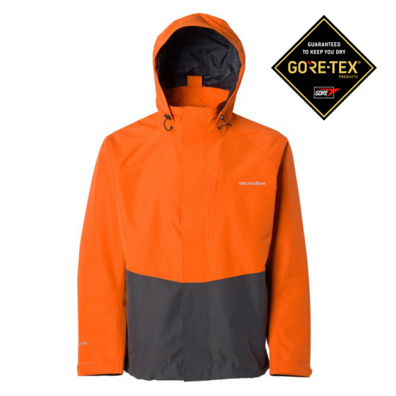 Grundéns Downrigger Gore-tex Jacket Burnt Orange - S in the group Clothes & Shoes / Clothing / Jackets / Shell Jackets at Sportfiskeprylar.se (10317-801-0013)