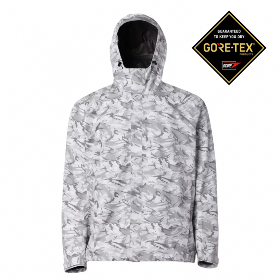 Grundéns Charter Gore-tex Paclite Jacket Glacier Camo - XXL in the group Clothes & Shoes / Clothing / Jackets / Shell Jackets at Sportfiskeprylar.se (10324-984-0017)