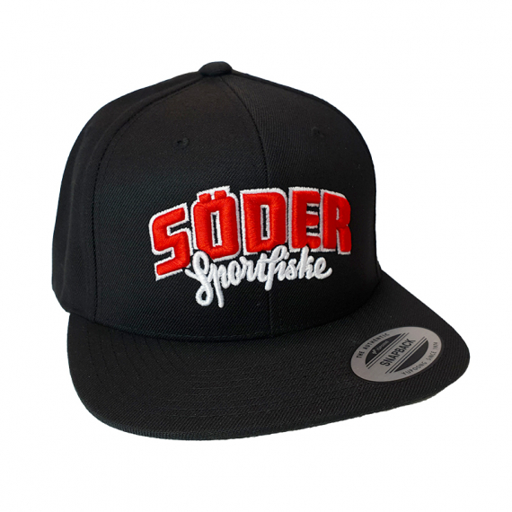 Söder Sportfiske Snapback Black - Original Logo in the group Clothes & Shoes / Caps & Headwear / Caps / Snapback Caps at Sportfiskeprylar.se (103545674878-OL)