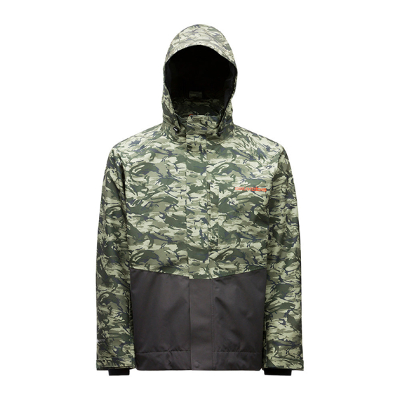 Grundéns Downrigger Gore-Tex Jacket Refraction Camo Green/Anchor in the group Clothes & Shoes / Clothing / Jackets / Rain Jackets at Sportfiskeprylar.se (10367-981-0015r)
