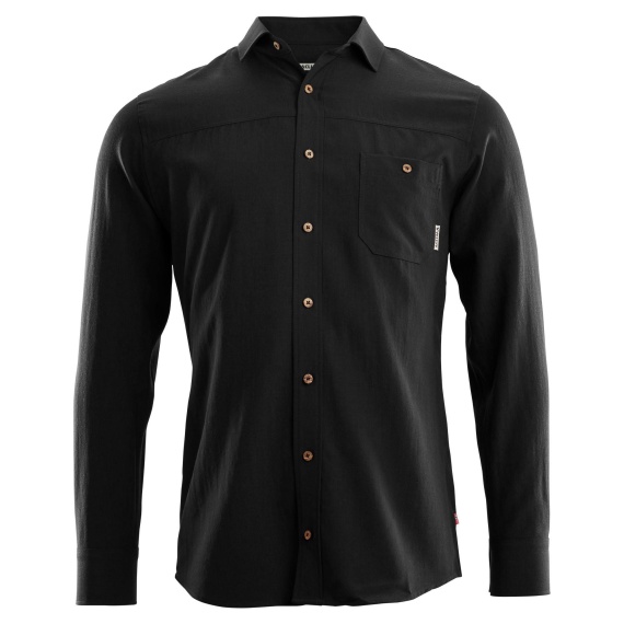 Aclima Wool Woven Wool Shirt Men Jet Black in the group Clothes & Shoes / Clothing / Layering & Underwear / Base Layer Tops at Sportfiskeprylar.se (105638-Sr)