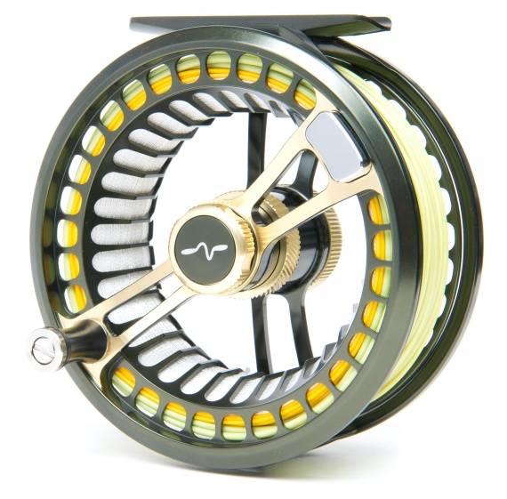 Guideline Fario LW Fly Reel Dk. Grey Green/Gold in the group Reels / Fly Reels & Extra Spools / Fly Reels at Sportfiskeprylar.se (107310GLr)