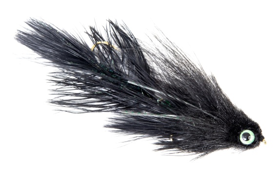 Guideline Double Gonga Black #4/4 in the group Lures / Flies / Streamers at Sportfiskeprylar.se (107321GL)