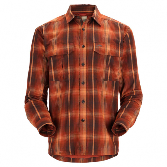 Simms Coldweather Shirt Hickory Clay Plaid in the group Clothes & Shoes / Clothing / Shirts at Sportfiskeprylar.se (10777-562-30r)