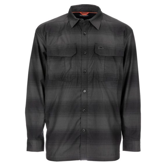 Simms Coldweather Shirt Slate buffalo blur plaid - XXL in the group Clothes & Shoes / Clothing / Shirts at Sportfiskeprylar.se (10777-778-60)