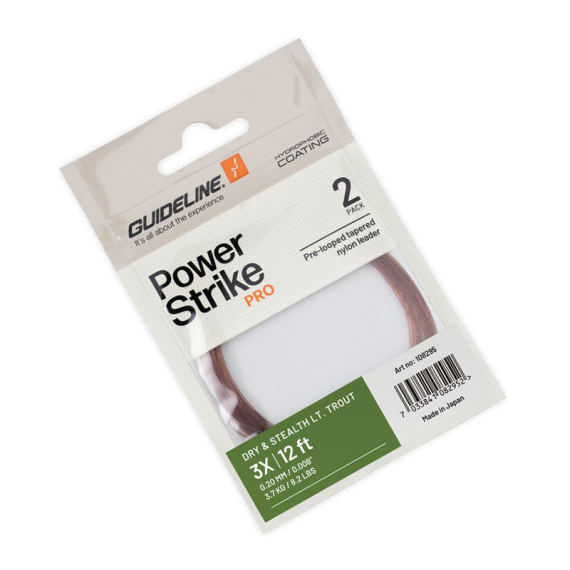 Guideline Dry & Stealth Light Trout Leader 12\' 2-pack in the group Hooks & Terminal Tackle / Leaders & Leader Materials / Ready Made Leaders / Tapered Leaders at Sportfiskeprylar.se (108295GLr)
