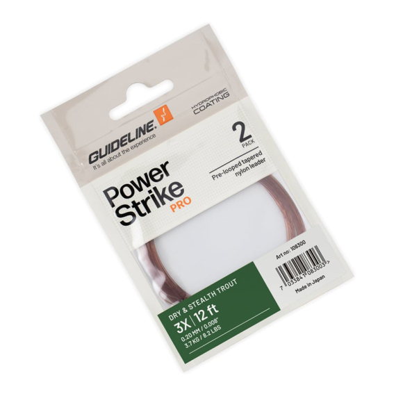 Guideline Dry & Stealth Trout Leader 12\' 2-pack in the group Hooks & Terminal Tackle / Leaders & Leader Materials / Ready Made Leaders / Tapered Leaders at Sportfiskeprylar.se (108300GLr)