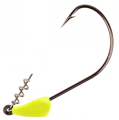 BFT Triple S Jighead, 20gr, 3/0, Hot Yellow - 2pcs in the group Hooks & Terminal Tackle / Jig Heads / Offset Jig Heads at Sportfiskeprylar.se (11-FHS20Y-30)