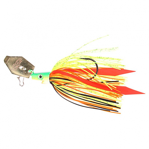 Pig Hula Chatterbait 11g - Fire Perch in the group Lures / Chatterbaits & Bladed Jigs at Sportfiskeprylar.se (11-SH10-FRP)