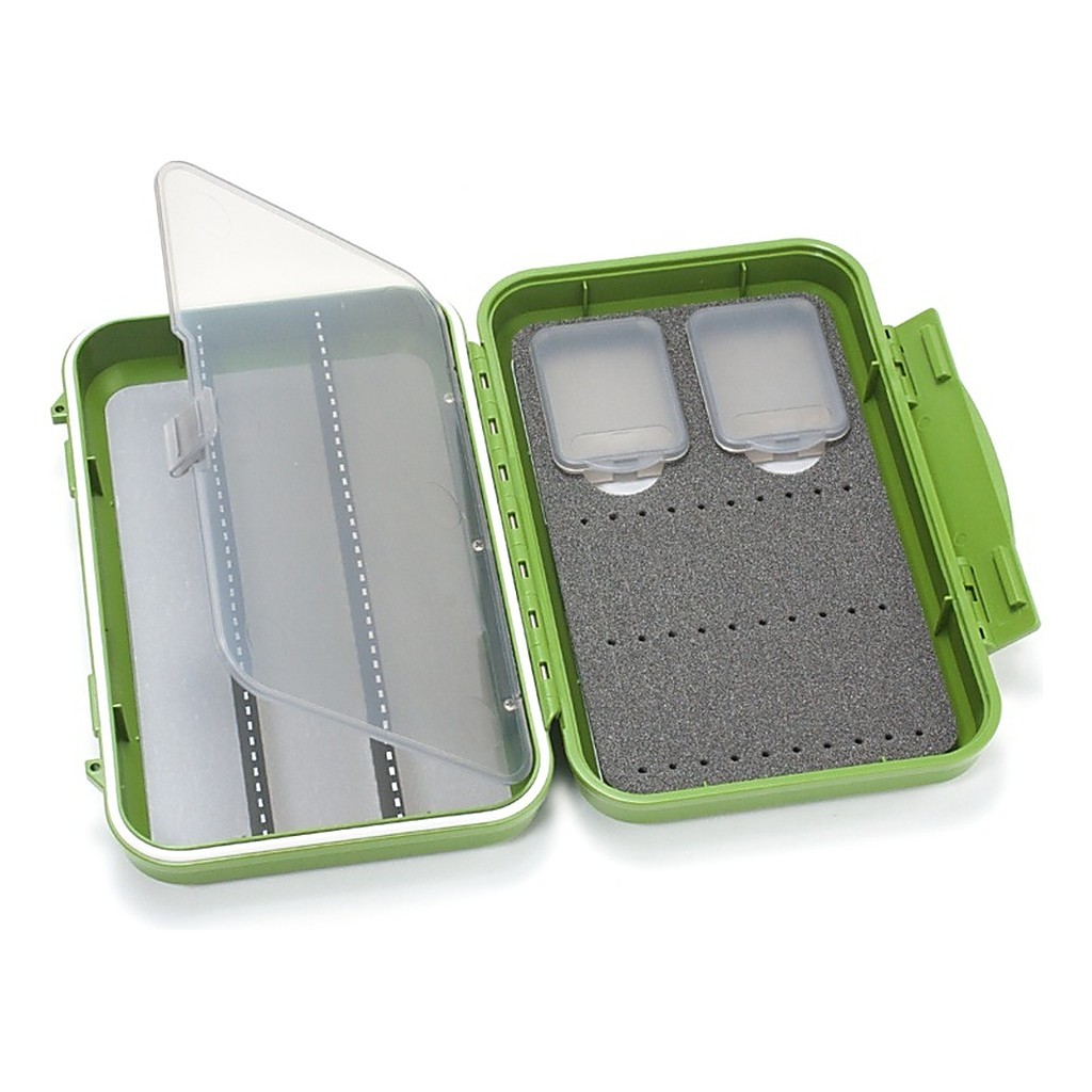 C&F Design Medium 2-Row WP Tube Fly Case w 3 Comp (CF-2403V) Olive in the group Storage / Tackle Boxes / Flyboxes at Sportfiskeprylar.se (1100182)