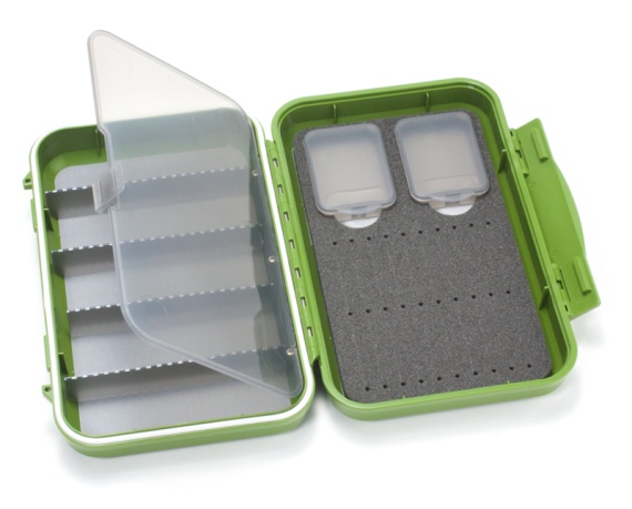 C&F Design Medium 2-Row WP Tube Fly Case w 5 Comp (CF-2405H) Olive in the group Storage / Tackle Boxes / Flyboxes at Sportfiskeprylar.se (1100184)